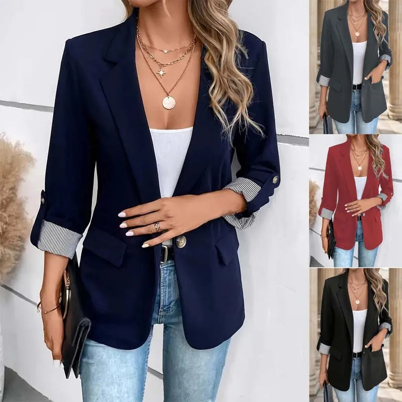 New fashionable casual button up suit slim fit seven